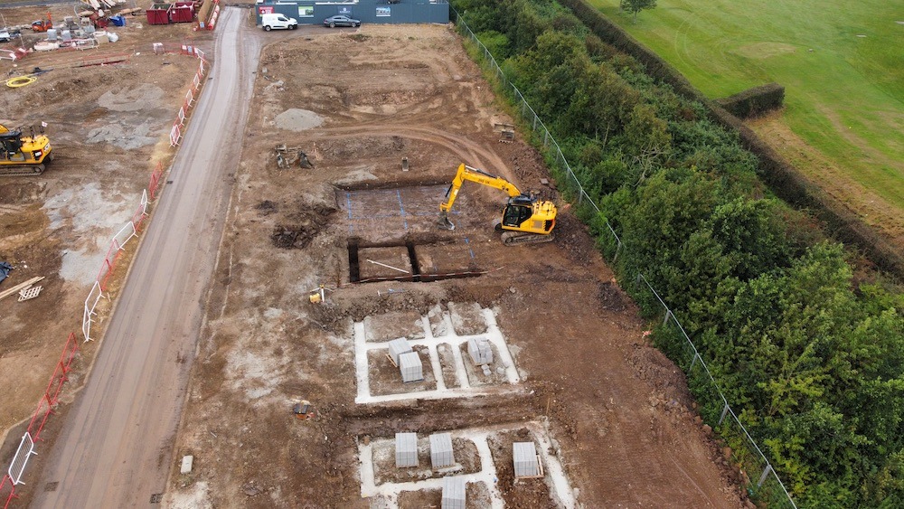 £8 Million Groundworks Package for Gleeson Homes, Bracks Farm